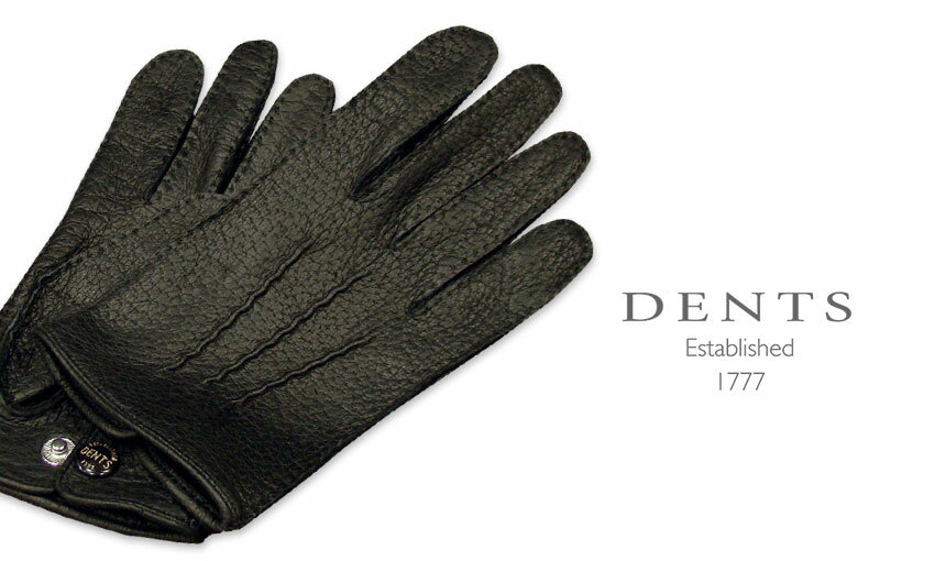 [デンツ社公認販売店]DENTS 手袋 / デンツ手袋 PECCARY / ペッカリー ( 猪豚革 ) [ BLACK / ブラック ] 15-1043 BLACK 【楽ギフ_包装】Heritage CollectionのClifton 1