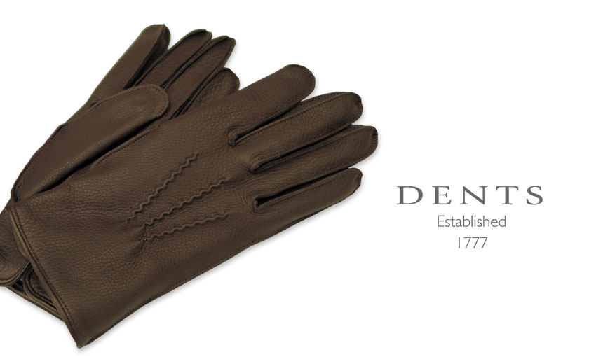 デンツ　手袋（メンズ） [デンツ社公認販売店]DENTS 手袋 / デンツ手袋 DEERSKIN / ディアスキン ( 鹿革 ) 15-1089 / BARK 【楽ギフ_包装】