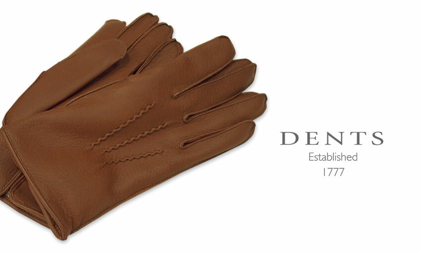 デンツ　手袋（メンズ） [デンツ社公認販売店]DENTS 手袋 / デンツ手袋 DEERSKIN / ディアスキン ( 鹿革 ) 15-1089 / HAVANA 【楽ギフ_包装】