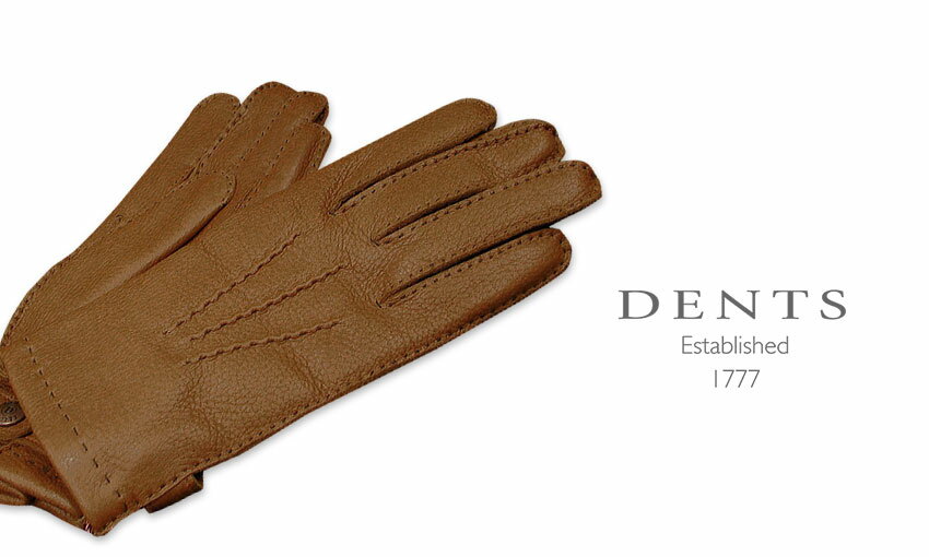 デンツ　手袋（メンズ） [デンツ社公認販売店]DENTS 手袋 / デンツ手袋 DEERSKIN / ディアスキン ( 鹿革 ) [ HAVANA / ハバナ ] 15-1550 HAVANA 【楽ギフ_包装】