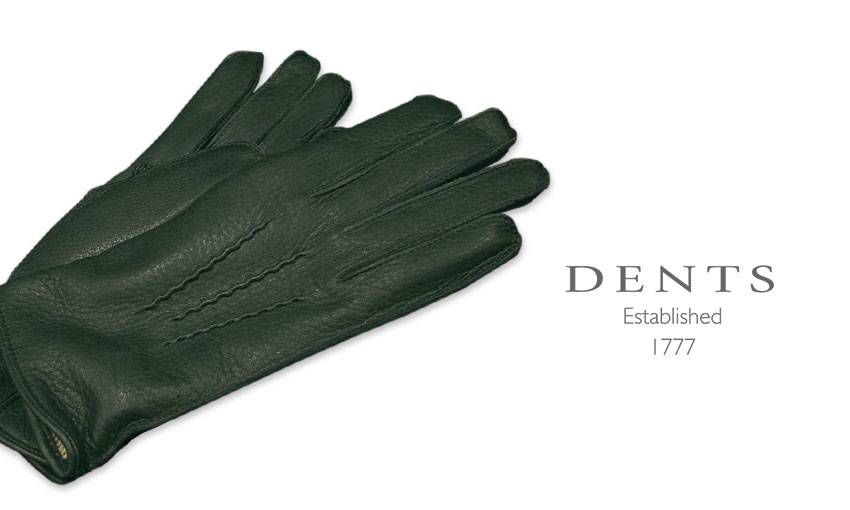 デンツ　手袋（メンズ） [デンツ社公認販売店]DENTS 手袋 / デンツ手袋 DEERSKIN / ディアスキン ( 鹿革 ) 15-1556 / HUNTER 【楽ギフ_包装】