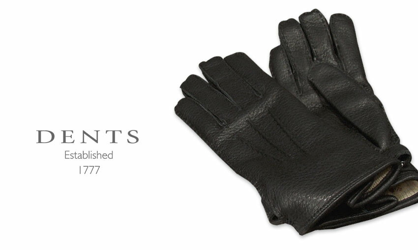 [ǥļҸǧŹ]DENTS  / ǥļ ( ؿʪ ) DEERSKIN / ǥ (  ) [ ֥å / BLACK ] 17-1117B ڳڥ_