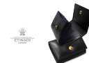 エッティンガー 革小銭入れ メンズ [ETTINGER社公認正規販売店]●003 ETTINGER / エッティンガー BLACK-PURPLE EURO COLLECTIONコインパース ( カードポケット付 ) 2034JR ブラック×パープルユーロ コレクション ( メンズ/レザー/コインケース/小銭入れ/別注 )