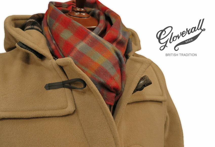 GLOVERALL / グローバーオール ダッフルコート レディース スリムフィット ダッフルコート 433/FC ( CAMEL / キャメル )