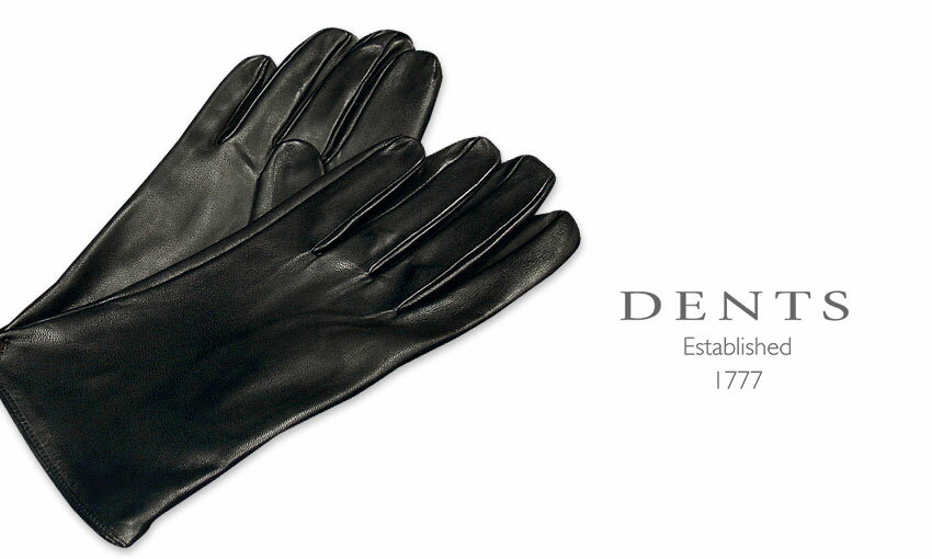 楽天トラッド ハウス フクスミ[デンツ社公認販売店]DENTS 手袋 / デンツ手袋 James Bond - Skyfall Model SHEEP SKIN / シープスキン （ 羊革 ） [ ブラック ] 5-1007BLACK 【楽ギフ_包装】