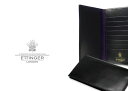 エッティンガー 革財布 メンズ [ETTINGER社公認正規販売店]●003 ETTINGER / エッティンガー BLACK-PURPLE EURO COLLECTIONロングウォレット 806AJR ブラック×パープルユーロ コレクション ( 別注/長財布/レザー/札入れ/カード入れ/メンズ )