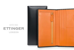 エッティンガー 革長財布 メンズ [ETTINGER社公認正規販売店]エッティンガー / ETTINGER ●LONG WALLET WITH ZIP ■小銭入れ付き長財布 BH953AE ( ブライドル/メンズ/レザー/ロングウォレット )