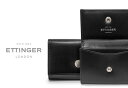 ETTINGER社公認正規販売店 エッティンガー / ETTINGER NO CORNERS BLACK COLLECTION●011 コインパース 2034DJR ( メンズ/レザー/コインケース/小銭入れ )