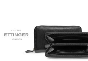 [ETTINGERҸǧŹ]åƥ󥬡 / ETTINGER NO CORNERS BLACK COLLECTION011 饦ɥåץ󥰥å 2051JR ( /쥶/Ĺ// )