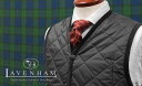 LAVENHAM / ラベンハム DUBLIN / ダブリン ポリエステル ●241 / LAMP BLACK キルティングベスト / メンズ / MENS ( SLJ9000 )