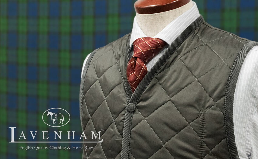 LAVENHAM / ラベンハム [ DUBLIN / ダブリン ] [ ポリエステル ] ●263 / REGENT GREY キルティングベスト / メンズ / MENS ( LVH101380200B0 )