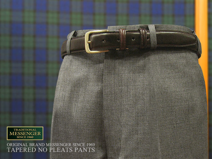 [ 春夏 ] グレーピンヘッド柄パンツ ( テーパードノータックMODEL ) FS-01S#2 ( スラックス/パンツ/ズボン/ボトム )