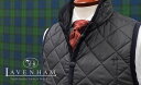 LAVENHAM / ラベンハム MICKFIELD / ミックフィールド ポリエステル ●272 / SUFFOLK NAVY スタンドカラー キルティングベスト メンズ / MENS ( LVH101390200B0 )