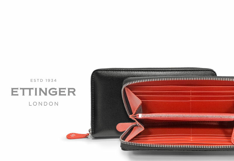 [ETTINGERҸǧŹ]åƥ󥬡 / ETTINGER 󥰡󥸥쥯 ROUND ZIP PURSE / 饦ɥåץ󥰥å ST2051EJ ( 쥶/Ĺ/ ) STERLING ORANGE