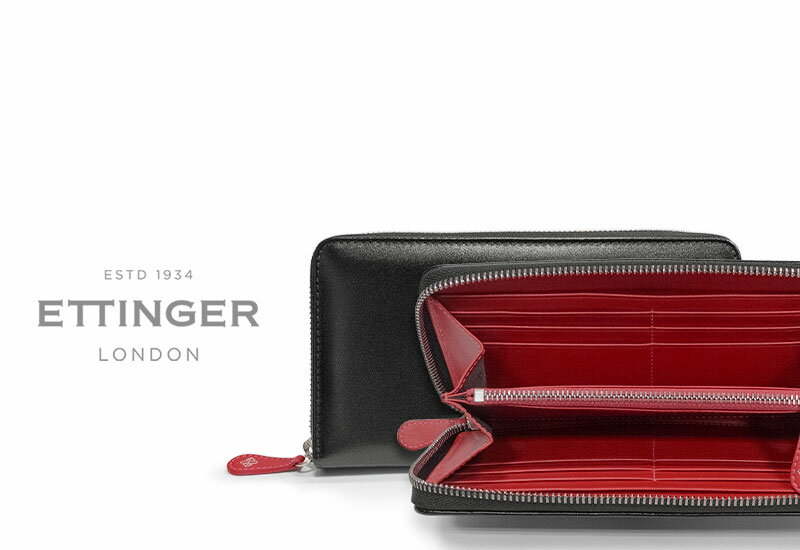 [ETTINGERҸǧŹ]åƥ󥬡 / ETTINGER 󥰡åɥ쥯 ROUND ZIP PURSE / 饦ɥåץ󥰥å 2051EJ ( 쥶/Ĺ/ ) STERLING RED