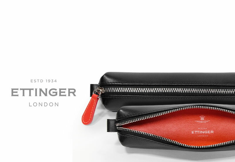 [ETTINGERҸǧŹ]åƥ󥬡 / ETTINGER 󥰡󥸥쥯 ZIP PEN CASE / åץڥ󥱡 ST046ALJ ( 쥶/ڥ/ɮȢ ) STERLING ORANGE