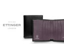 エッティンガー 革二つ折り財布 メンズ [ETTINGER社公認正規販売店]エッティンガー / ETTINGER ●TAB ( ST2181JS ) スターリング・パープルコレクション ロイヤルコレクション ミニウォレット / コインパース タブ付き ( メンズ/レザー/ウォレット/二つ折り財布/小銭入れ )