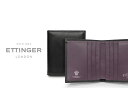 エッティンガー / ETTINGER ■●スターリング・パープルコレクション ロイヤルコレクション MINI WALLET 6C /C ニつ折りミニウォレット ST975BJ ( メンズ/レザー/ウォレット/二つ折り財布 ) STERLING PURPLE