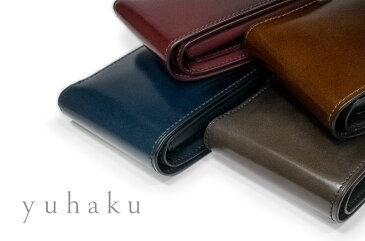 YUHAKU / ユハク [ Du Monde / デュモンド ] Cordovan Wallet / コードバン二つ折り財布 ( YAC132 ) ( メンズ/レザー/ウォレット/札入れ ) 【楽ギフ_包装】