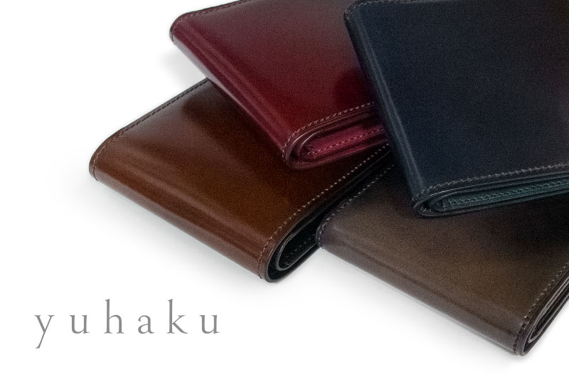 ユハク 革財布 メンズ YUHAKU / ユハク [ Du Monde / デュモンド ] Cordovan Wallet / コードバン二つ折り札入れ ( YAC142 ) ( メンズ/レザー/ウォレット/札入れ ) 【楽ギフ_包装】