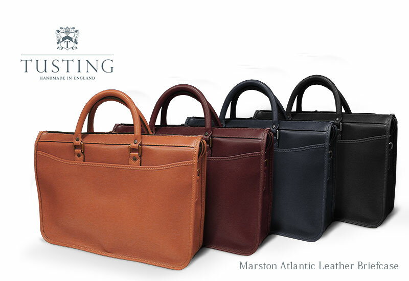 タスティング 革トートバッグ メンズ タスティング ブリーフケース Marston Atlantic Leather Briefcase マーストン・アトランティックレザー・ブリーフケース
