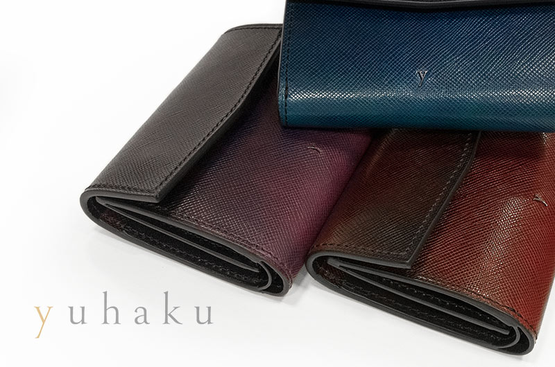 ユハク 財布（メンズ） YUHAKU / ユハク [ Evo / エヴォ ] Compact Wallet / コンパクトウォレット ( YEV191 ) ( メンズ/レザー/ウォレット/三つ折り札入れ ) 【楽ギフ_包装】