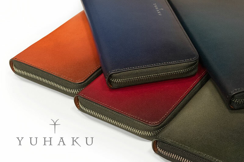 ユハク 革財布 メンズ YUHAKU / ユハク [ Proof Foschia / プルーフ フォスキーア ] Round Fastener Wallet / ラウンドファスナー長財布 ( YPF114 ) ( メンズ/レザー/ロングウォレット/札入れ ) 【楽ギフ_包装】