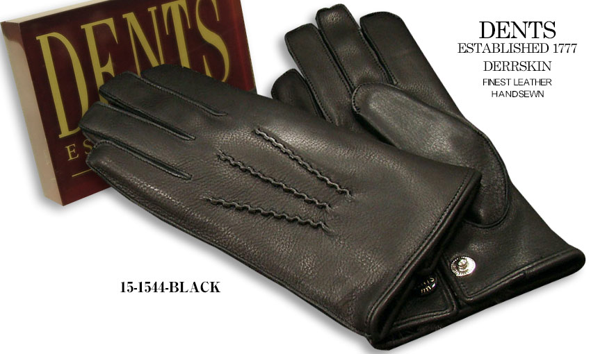 [fcЌF̔X]DENTS  / fc DEERSKIN / fBAXL ( v ) [ BLACK / ubN ] 15-1544B yyMt_z