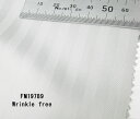 オリジナルオーダーシャツ●FM19789リンクルフリー・白ドビーストライプ　100番双糸×100番双糸 100%cotton