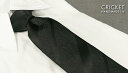■TRAD SALE!【CRICKET/クリケット】ストライプタイ/小紋ネクタイ(ブラックストライプ×ペイズリー)【礼装用 / 弔事用】(CRF-01) 【楽ギ...