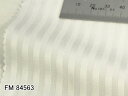 ★左の画像をクリックすると拡大表示されます。 素　材 　綿100％　 縦100番手双糸×横100番手双糸 色　柄 　白の織柄ストライプ柄 　柔らかさ 　なめらかな柔らかい生地感 生地の厚さ 　厚み普通 季　節 　オールシーズン『 オリジナル・オーダーシャツ ( ORDER SHIRTS ) 』 当社が厳選した最高のfabric ( 生地 ) を使用し、1枚づつ熟練した職人による 丁寧に仕上げられたシャツは、最高の着心地、フィット感をご提供いたします。 豊富なデザイン、バリエーションの中から自分に合った自分だけの オリジナル・オーダーシャツをつくってみませんか？ 世界の一流ブランドのオーダーシャツや高級既製品シャツを 続けている日本の縫製工場にて製作いたしております。 ビジネスにもカジュアルにも着れるドレスシャツがお作りできます。 着る人の服装に様々な表情を演出する生地・衿・カフスなどは、 数多くのパターン ( 型紙 ) の中から 厳選されたものより、安心して着て美しく、 着心地の良い上質なパターンオーダーシャツをお楽しみください。 約25日〜30日間でお仕立ていたします。 有名セレクト系ブランド、BやSなどのシャツも手掛けている工場で製作いたします。 ● 混み具合や年末年始、GW、お盆休暇中などで納期が遅くなる場合がございます。ご了承ください。 オリジナルオーダーシャツ出来上がり例は、 ココをクリックしてください