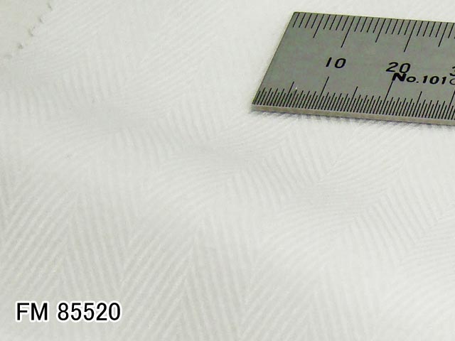 オリジナルオーダーシャツ●FM85520白ヘリンボーン織り 120番手双糸 100%cotton