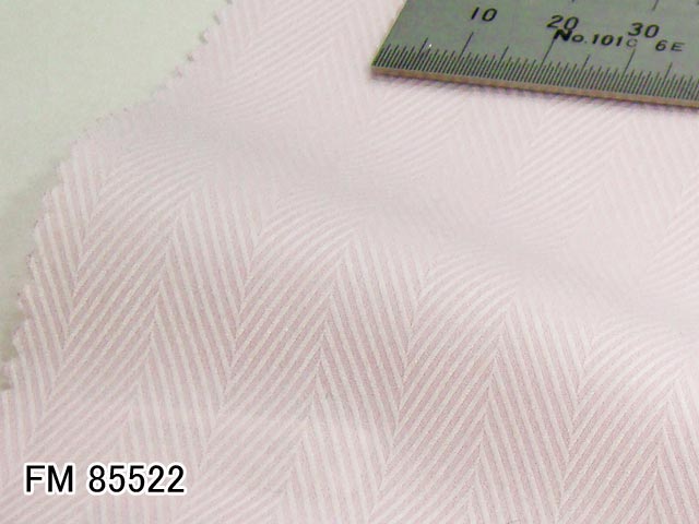 オリジナルオーダーシャツ●FM85522ピンク系ヘリンボーン織り 120番手双糸 100%cotton
