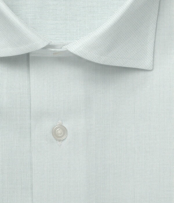 オリジナルオーダーシャツ●FM88005 THOMAS MASON社製 Italy Fabrics白ワッフル調ドビー地 140番手双糸 100%cotton