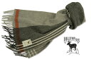 HILLTOP / ヒルトップ マフラー Super fine Merino wool MUFFLERS ( グレー地ストライプ )AF1080TF-GREY ...