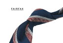 ■TRAD SALE!【 FAIRFAX / フェアファクス 】 ネイビー×ピンク×オフホワイトのストライプ / ネクタイ ( fas-688) 【楽ギフ_包装...
