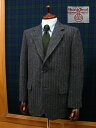 Messenger Fall/Winter Tweed Gray Stripe Sack Sportcoat Messenger Fall/Winter Tweed Gray Stripe Sack Sportcoat
