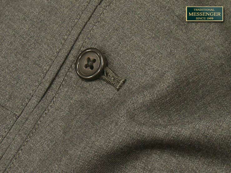 [ 春夏 ] ミディアムグレーサマーウールパンツ ( ノータックMODEL ) M6000#60/61 ( スラックス/パンツ/ズボン/ボトム )