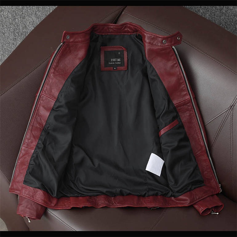 本革ジャケット レザージャケット メンズ 立ち襟 羊革 ファスナー バイクジャケット ライダースジャケット カジュアル 秋冬用 防風耐磨 leather jacket 革ジャン 皮ジャン ミリタリージャケット ブルゾン 送料無料