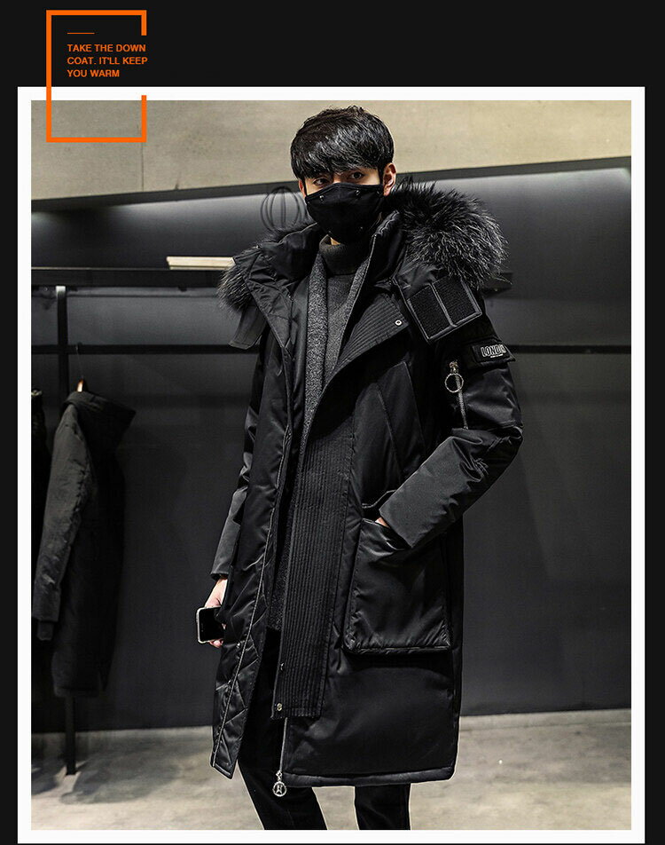 ダウンコート ダウンジャケット メンズアウター 長袖 カジュアル 秋冬春防寒 着心地良い ロングコート 軽量 フード付き 暖かい 快適 送料無料ブラック 3色