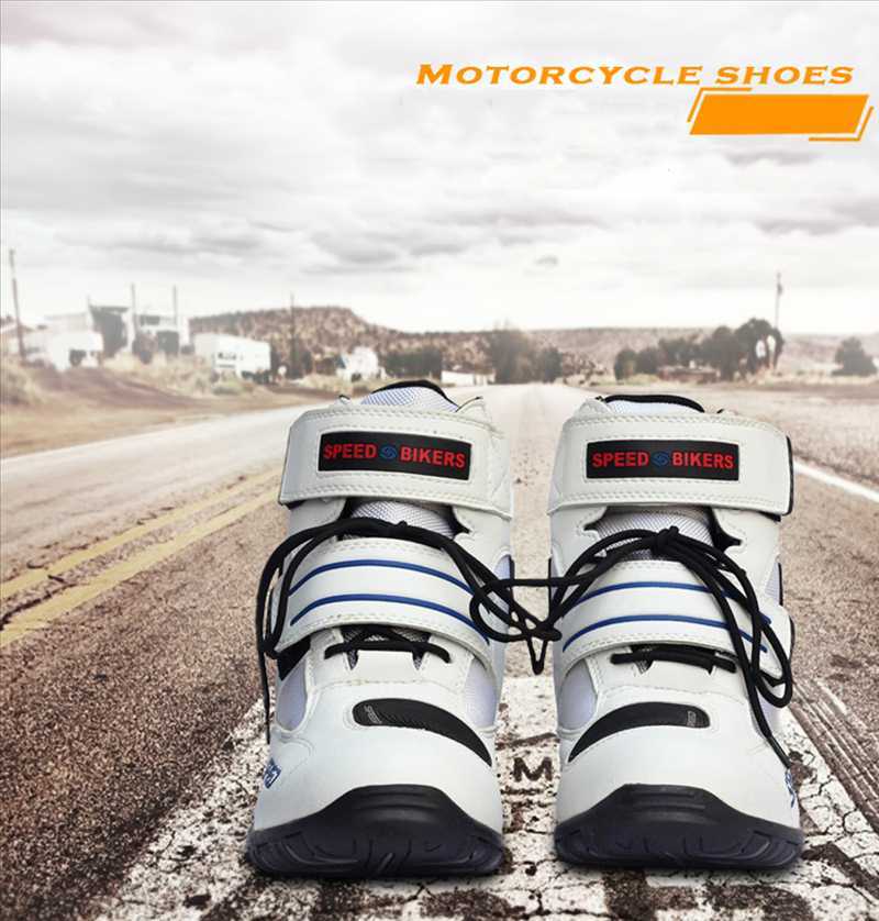 楽天福祥　楽天市場店ショートブーツ バイクブーツ ライディングブーツ バイク用 シューズ Short Boots レーシングブーツ ライディングシューズ バイク用靴 バイクウエア 送料無料 レッド ブラック ホワイト