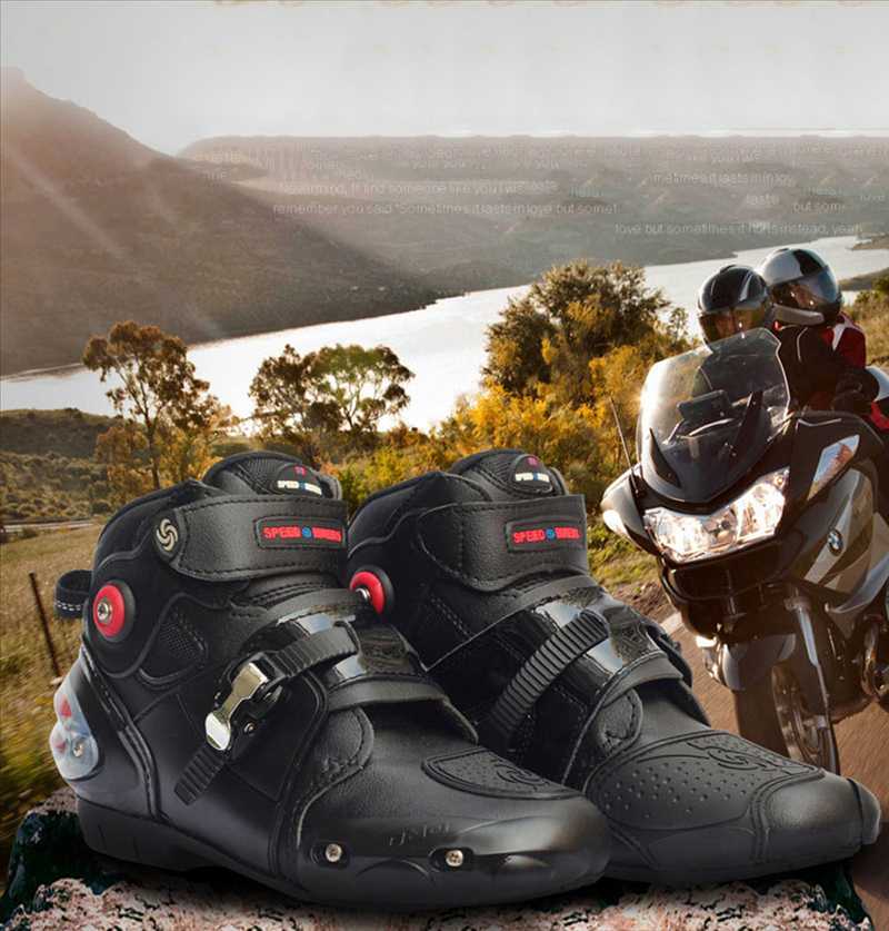 ショートブーツ バイクブーツ ライディングブーツ バイク用 シューズ Short Boots レーシングブーツ ライディングシューズ バイク用靴 バイクウエア 送料無料 レッド ブラック ホワイト