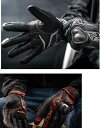 バイクグローブ メンズ 黒 バイク手袋 DUHAN 羊革グローブ タッチ機能 オールシーズン ブラック 全指 本革 衝撃吸収 男用ライダースグローブ黒色 春秋 ...