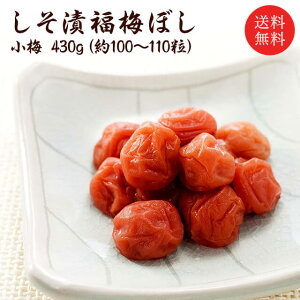 【無添加】 【送料無料】【ギフト】しそ漬小梅干し(塩分約15%)430g/肉厚/贈り物/ギフト/お土産/出産内祝/内祝い/引き出物/香典返し/快気祝い/結婚祝/引出物/内祝/引越し/お返し/お祝い/粗供養/グルメ/福梅ぼし お取り寄せ グルメ