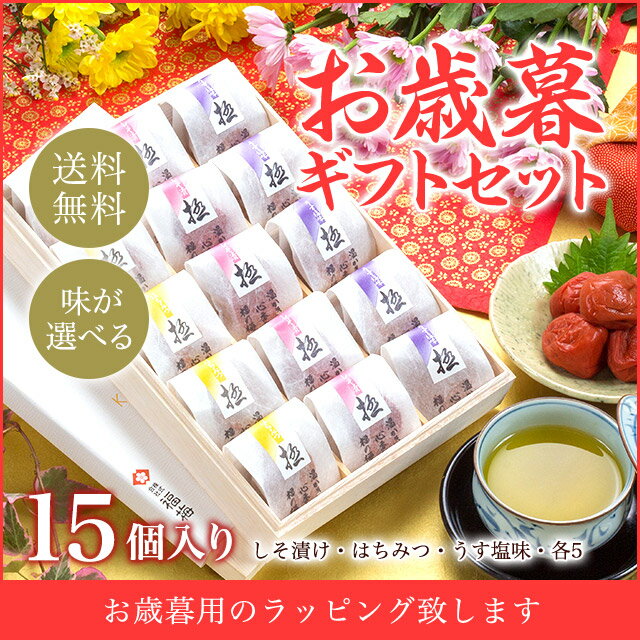 【送料無料】梅干し禅風味（極）15粒セット　・贈り物・ギフト・お土産・出産内祝い・引き出物・結婚祝い・内祝・引っ越し・お返し・お祝い・グルメ【店頭受取対応商品】 お取り寄せ グルメ