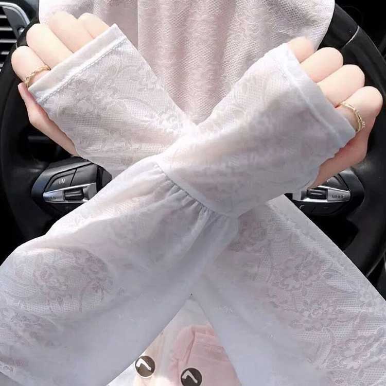 グローブ ロング 手袋 ウエディング 結婚式 ブライダル 花嫁 アクセサリー 花 レース 透け感 メッシュ ホワイト