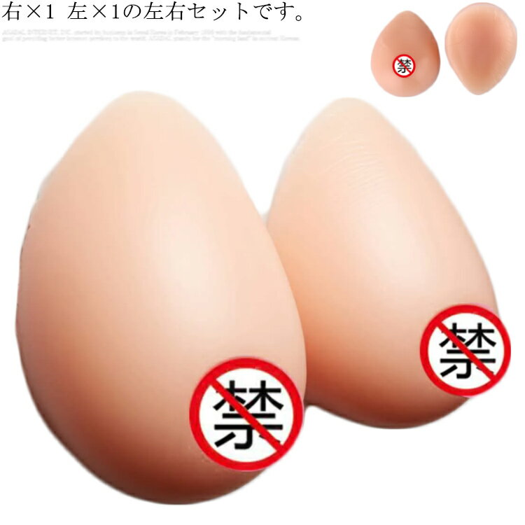 人工乳房 左右500g シリコンバスト 