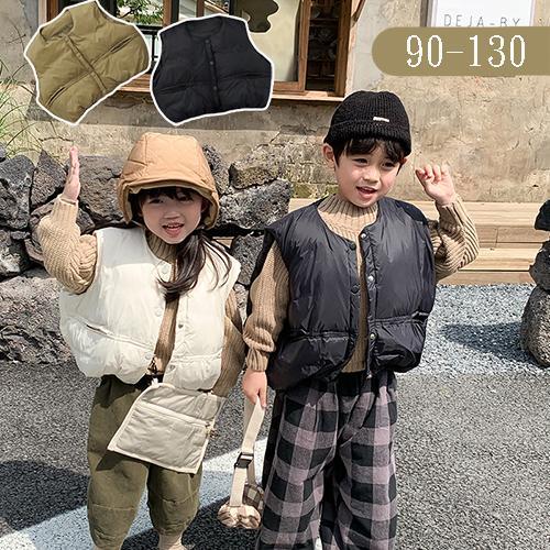 ダウンベスト ベスト ダウンコート キッズ ジュニア 子供用 女の子 男の子 トップス ノースリーブ 袖なし 暖かい あったか 防風 防寒 お洒落 可愛い お出かけ