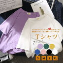 Tシャツ レディース 安い おしゃれ カジュアル トップス 半袖 大きいサイズ 無地 ゆったり 夏新作 ブルー
