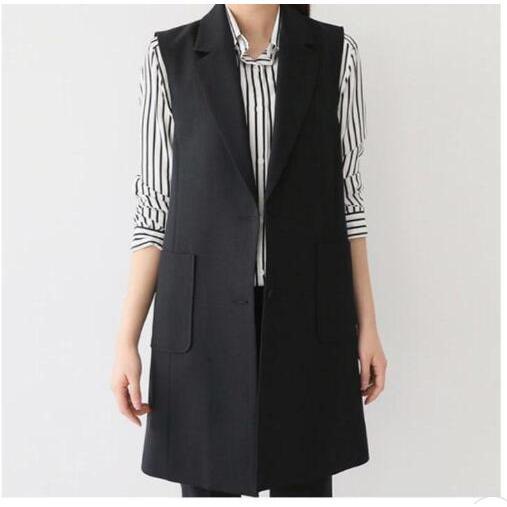 ロングベスト レディース スーツ ベスト ジレ ロング トレンチベスト テーラード テーラードベスト 裏地付き 30代 40代 春 秋冬 トップス 大